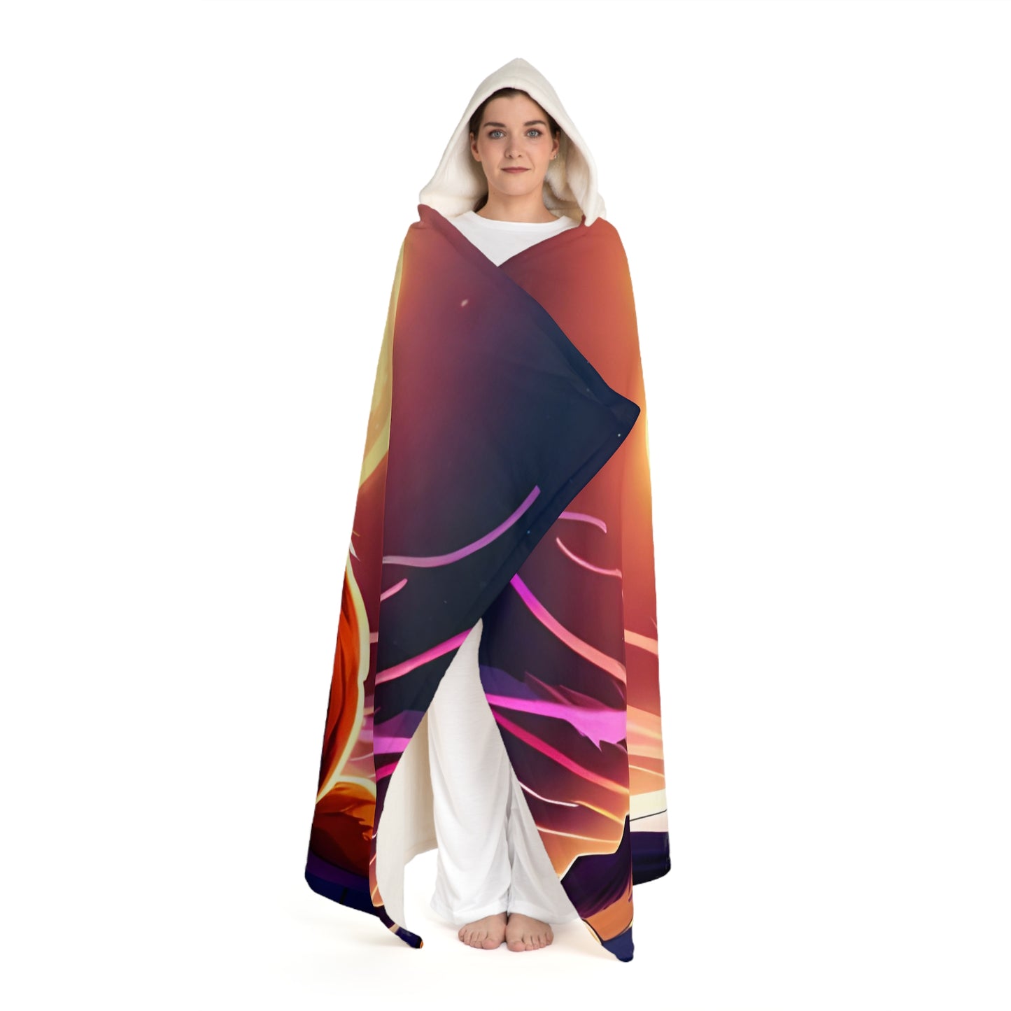 Midnight Fox - Hooded Blanket