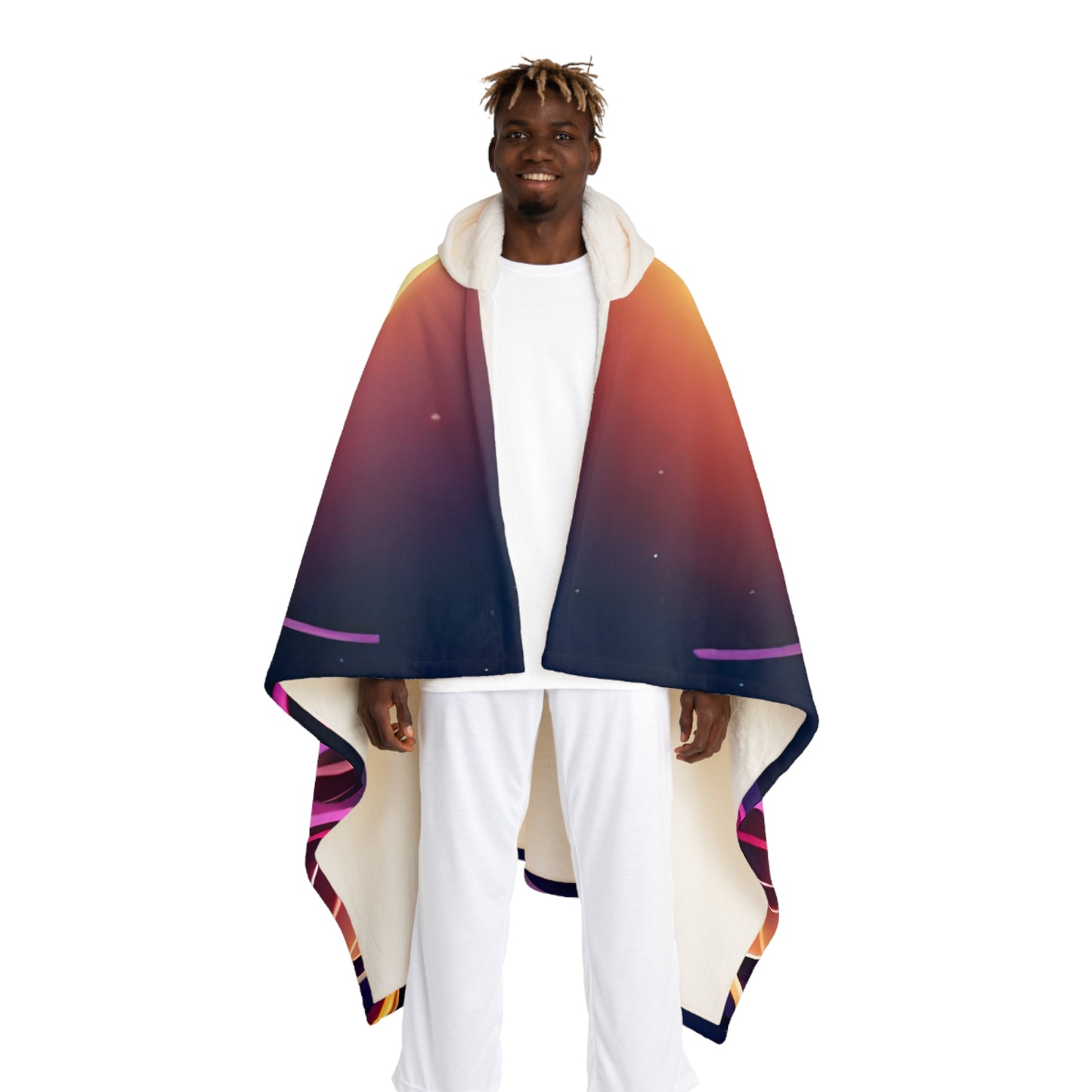 Midnight Fox - Hooded Blanket