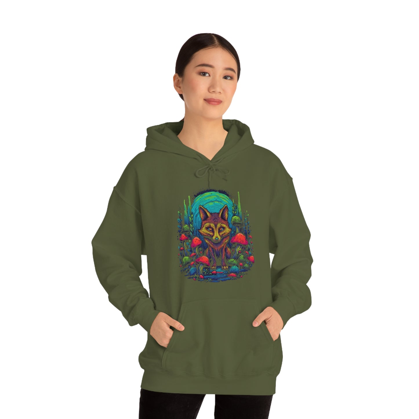Mushroom Wolf - Hoodie