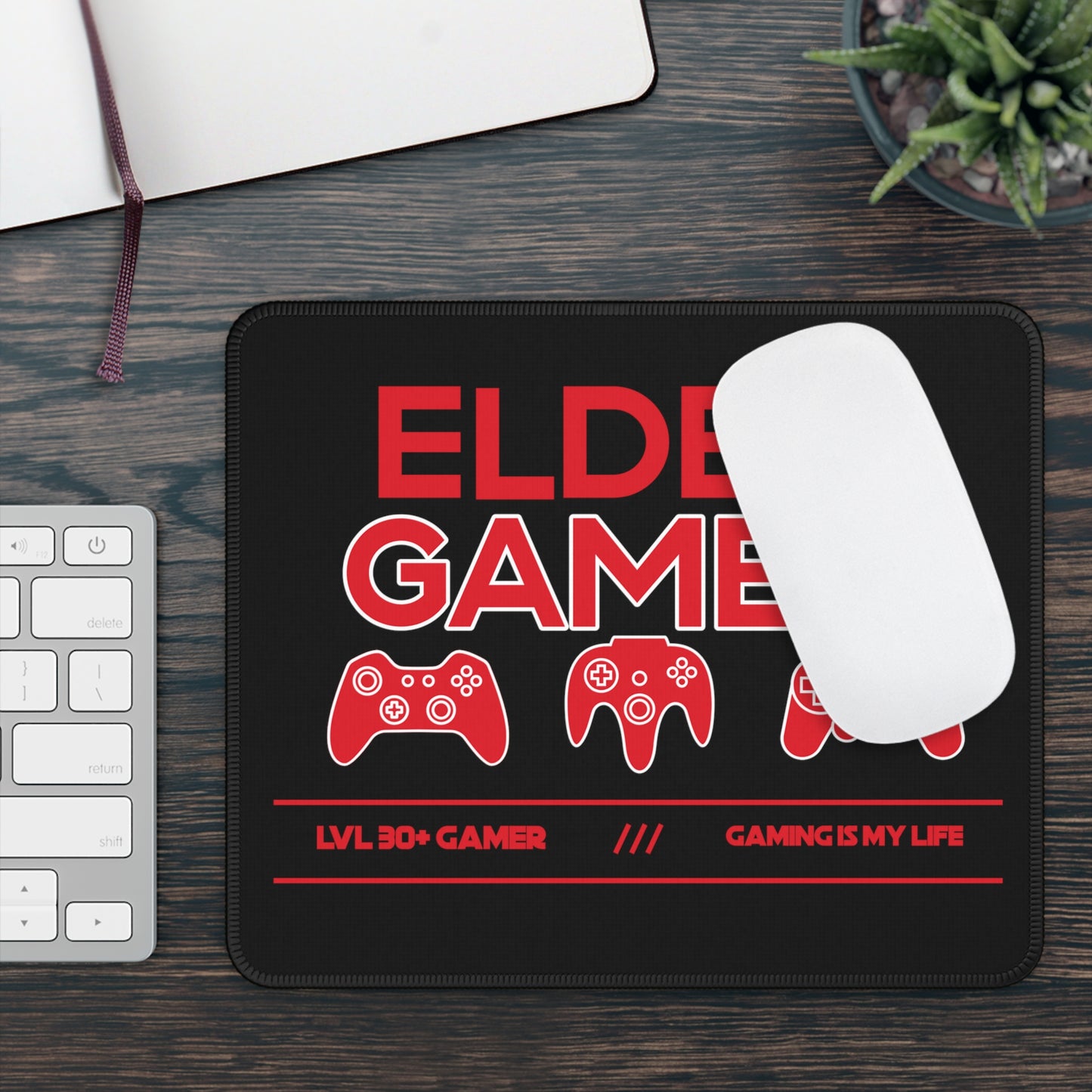 Elder Gamer Mouse Pad